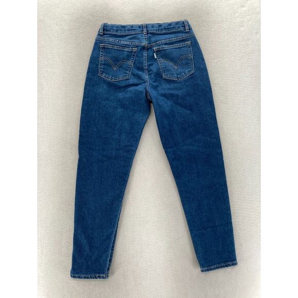 Levis Silver Tab Jeans Girls 16R Blue Mini Mom Denim Adjustable Waist High Rise - Picture 13 of 13